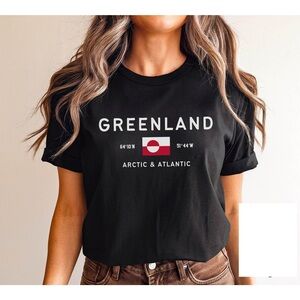 Greenland Shirt Greenlandic Flag T-shirt